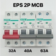EPS 2Pole MCB 32A /40A/63A (6KA) MCB/Miniature Circuit Breaker