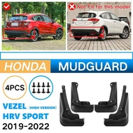 For Honda Vezel HRV Sport 2019-2022 Car Fender Mudguard Mud Flaps Guard Splash Flap Car Accessories