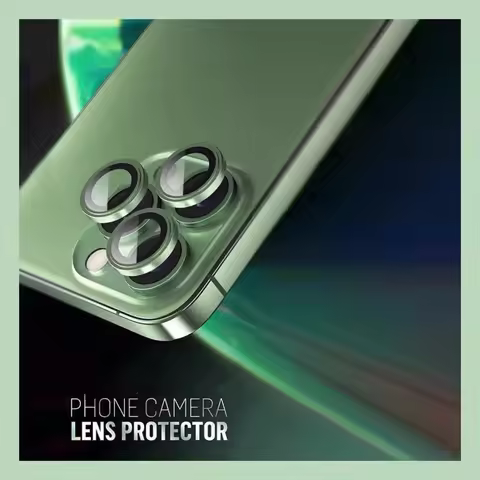 Green/Camera Metal Lens Protector Cover For IPhone 15 Plus 11 12 13 Pro Max IPhone 15 Pro Max 14 Plu