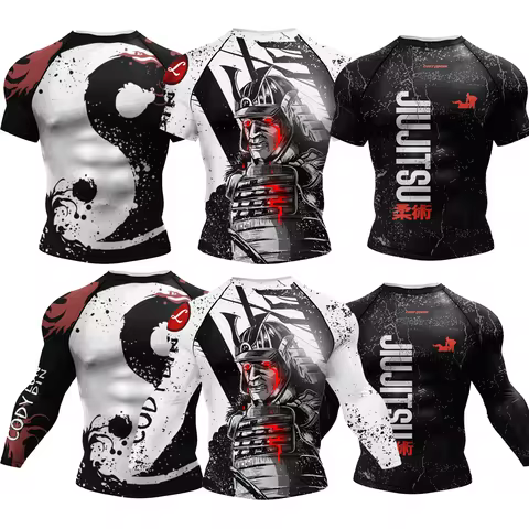 Cody Lundin Uv Sun Protection Shirt Long Sleeve Bjj Rashguard Sublimation Manto Jiujitsu Man Boxeo T