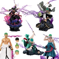 GK One Piece Roronoa Zoro Roof Sauron Three Knifeflow Action Figure