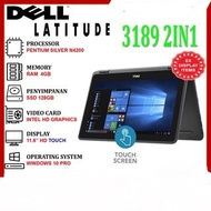 LAPTOP DELL 3189 N4200 2in1 WIN 10 RAM 8 SSD 256GB (FREEGIFT)