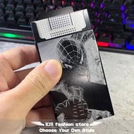 MARVEL 復仇者聯盟 蜘蛛人 金屬鋁製 滑蓋 自動 菸盒 香煙盒 煙盒 菸盒