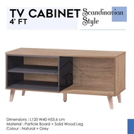 TV CABINET 4 FT / LIVING ROOM MEDIA STORAGE/ TV RACK/ TV STAND/TV CONSOLE/MEDIA CABINET/HALL CABINET