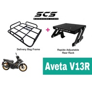 Tapak Monorack Rapido Aveta V13R Food Delivery Bag Bracket Base Transformer Accessories Motor V13 AV