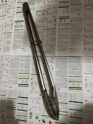 所有站 16寸全不鏽鋼梅花夾 廚房不銹鋼食品夾子 40厘米可鎖夾鉗 長型食物夾子 㚒子長挾 長夾 長鉗 開口10吋闊 夾炸物工具 廚房用長夾 熟食滷菜夾 烹飪燒烤夾 烘焙夾 食品夾 多功能防燙 冰夾 