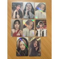 CARD RED VELVET IRENE, SEULGI, WENDY... PHOTOCARD ALBUM GOODS
