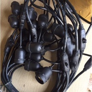 Waterproof Outdoor Lamp Holders, Decorative Light Strings for Shops, Coffee Shops, and Gardens