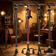Elderly Crutches Shock-resistant Crutches Big Four-legged Cane、walking aid、walking cane、tongkat oran