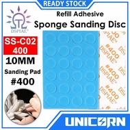 DSPIAE Sponge Sanding Pad 10mm 400 Self adhesive sponge sanding disc [SS-C02-400] Refill Sanding Pen