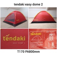 Tenda Tendaki easy dome 2 p tenda camping outdoor Tendaki easy dome