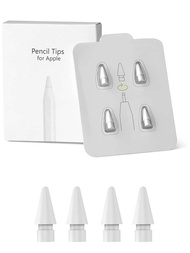 4入組觸控筆軟筆尖適用於Apple Pencil