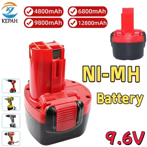 For Bosch 9.6V 4.8mAh NI-MH Rechargeable Battery BAT048 Power Tools Battery for Bosch BH984 BAT048 B