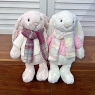 18cm/31cm bunny Rabbit Christmas Scarf Sweater Clothes Gift Cute Bonnie Rabbit Doll Baby Clothes 20c