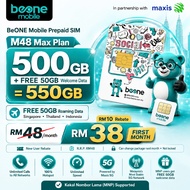 Simkad BeONE Mobile Prepaid 5G | Maxis Network Malaysia | MNP & New Number 4 Digit Pilih Sendiri VIP