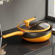 Titanium Ceramic Wok Titanium Pan Ceramic Non-Stick Pan Household Frying Pan Frying Pan Gas Stove In