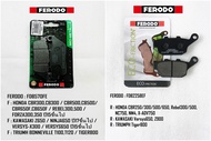 ผ้าเบรค FERODO สำหรับ Honda CBR300  CB300F  Rebel300  CBR500R  CB500F  CB500X  Rebel500   NC750