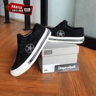 Bonus Totebag Dan Kaos Kaki - Sepatu Pria Sneakers Converse00 One Star Ox 74 X Neighborhood Suede Bl
