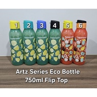Tupperware Artz Series Eco Bottle 750ml Flip Top