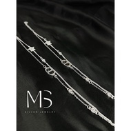 CD silver bracelet “ITEM