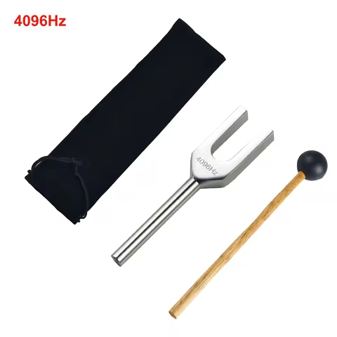 Miwayer 4096Hz High Frequency Tuning Fork with Mallet, Sound Therapy for Meditation Relaxation Energ