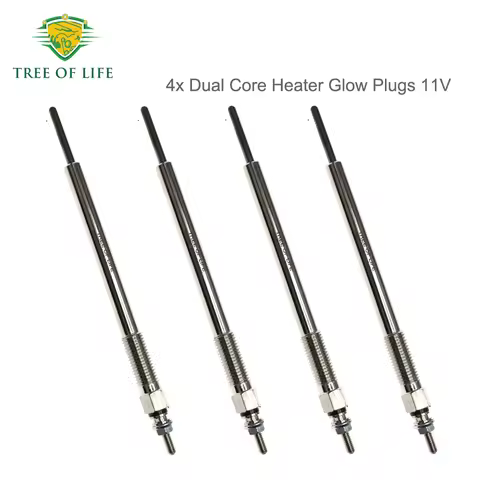 4x 11V Glow Plugs For TOYOTA AVENSIS T25 T27 2.0 2.2 D 2005+ VERSO R2 2009-2013 19850-26010 19850-0R