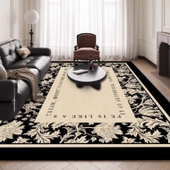 [48H Shipping] French-style carpet for living room, vintage light luxury rug, high-end home bedside 