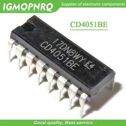 10PCS CD4051 CD4051BE DIP logic switch New Original