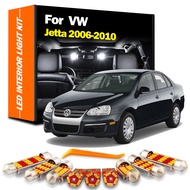 14Pcs Car Interior Light Reading Dome LED Bulb Kit For VW Volkswagen Jetta MK5 5 V 2006 2007 2008 2009 2010 Trunk Lamp