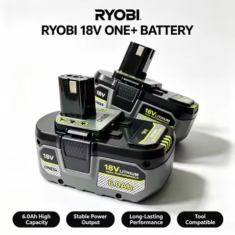 RYOBI ONE+ 18V 4.0/6.0/8.0Ah Lithium Battery, High Capacity for Long Runtime with All ONE+ Cordless 