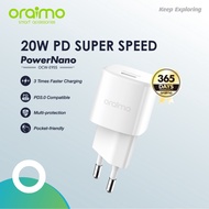 Oraimo PowerNano Charger 20W PD Super Speed Fast Charging OCW-E95S