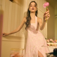 L จัดส่ง 14 JUL lookbooklookbook maple dress love bouquet