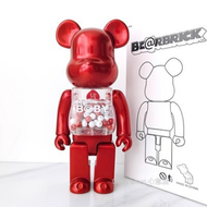 {UU61} ร้อยรุ่น bearbrick เครื่องประดับหมีรุนแรงไวนิลบล็อกหมีของเล่นหมีเหลวตุ๊กตาตุ๊กตา 400%
