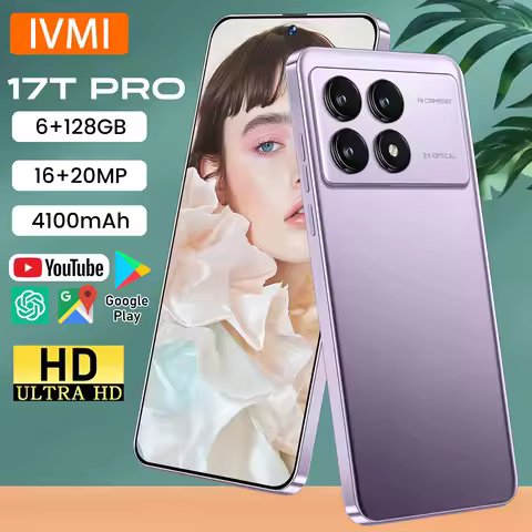 IVMI 17TPro Smartphone Android 12 Dual SIM 6.99'' 6GB RAM 128GB ROM WIFI Play Store Fingerprint Face