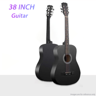 กีต้าร์ 38 นิ้ว กีต้าร์โปร่ง กีต้าร์โปร่ง มือใหม่ฝึกกีต้าร์ กีตาร์คลาสสิก แข็งแรง พกพาสะดวก กีตาร์ไม