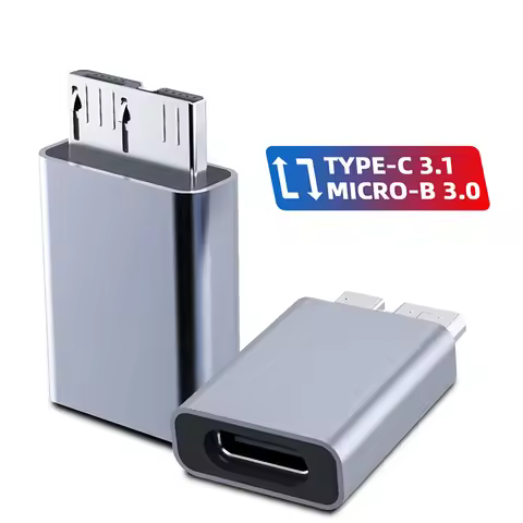 Micro B USB C Male To Micro B To Type C B USB 3.0 Adapter Type C C Female To Micro B For Mobile Phon
