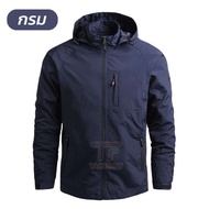 JACKET OUTDOOR เสื้อแจ็คเก็ตกันน้ำกันแดด ฮู้ดถอด ใส่สบายทุกกิจกรรม ใช้ได้ทั้งชายหญิง