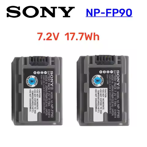Original NP-FP90 NPFP90 Battery for Sony DCR-HC30 40 43E 85 94E 96 DCR-SR30 60E 70E 80E 100 Camcorde