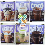 Tealive Instant Drink Series – Milk Tea, Hazelnut Coffee, Coco, Caramel Macchiato, Matcha, Salted Da
