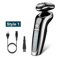 new 5 in 1 USB Rechargeable Mens beard trimmer Waterproof 4D Head Dry Wet Digital display Shaver raz