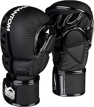 Phantom Athletics APEX MMA Sparring Gloves - 7 oz Hybrid Training Gloves with Velcro for Men - Premi