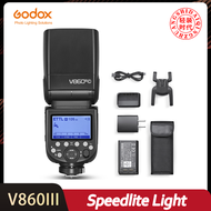 Godox V860III TTL HSS Speedlite 2.4G V860III-C อุปกรณ์เสริมไฟถ่ายรูป V860III-S สำหรับ Canon Sony Nik