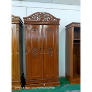 ALMARI BAJU 2PINTU KAYU JATI