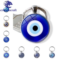 CRUNCHCRAFT​ Evil Eye Keyring, Blue Evil Eye Trendy Blue Evil Eye Pendant, Car Pendants Fashion Luck