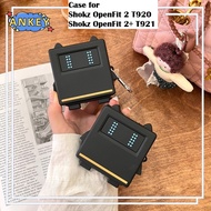 Earphone Case for Shokz OpenFit 2+ / OpenFit 2 Protective Silicone Cute Black Robot and Cookie Shape