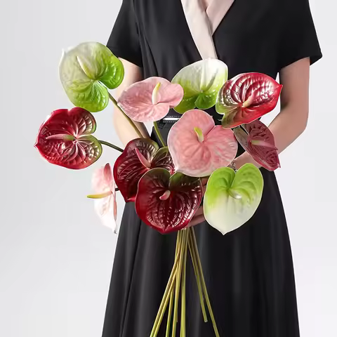 Artificial Flower for Decoration Fake Plants Ornament Decorative Leaf Room Decor Room Accessories We