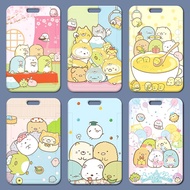 Sumikkogurashi Kids Id Card Holder Diy Student Card Mrt Card Business Card Holder Protective Waterproof Card Cover