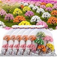 Mini Artificial Landscape Trees - Model Trees Miniature Figurines - Micro Architecture Simulation Tr