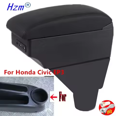 For Honda Civic EP3 Armrest Box For Honda Civic 7 Generation Center Storage box Interior Retrofit US