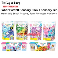 Faber Castell Sensory Pack / Sensory Bin Kinetic Sand Creative For Kids Sand Set Castle Play Prescho